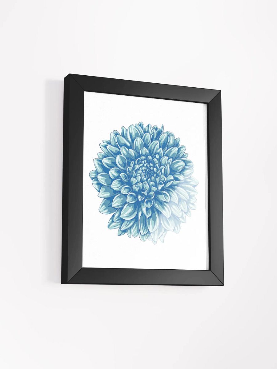 Blue Stylized Dahlia Bloom product image (4)