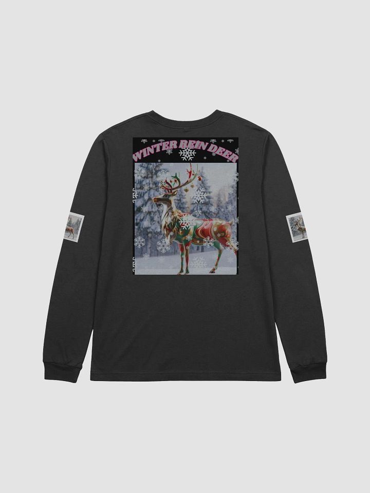 Festive Reindeer Ornament Long Sleeve Tee product image (7)