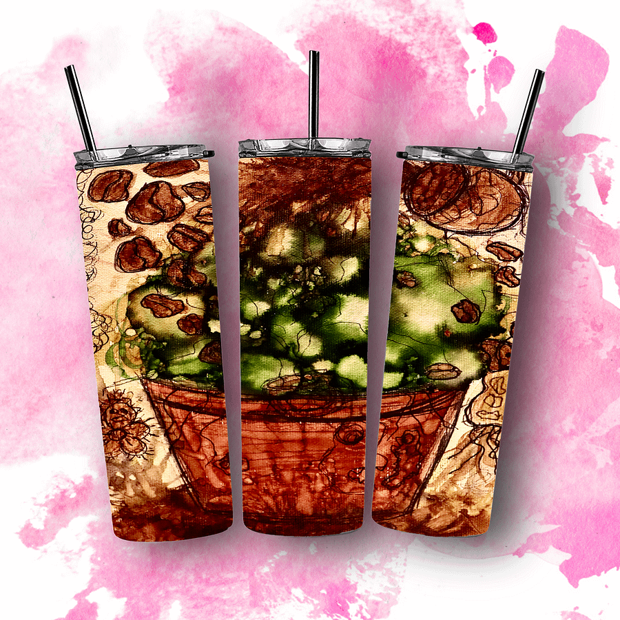 Coffee Splash 20oz Skinny Tumbler product image (1)