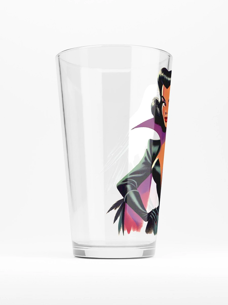 Beautiful Woman with Raven 16 oz Glass product image (2)