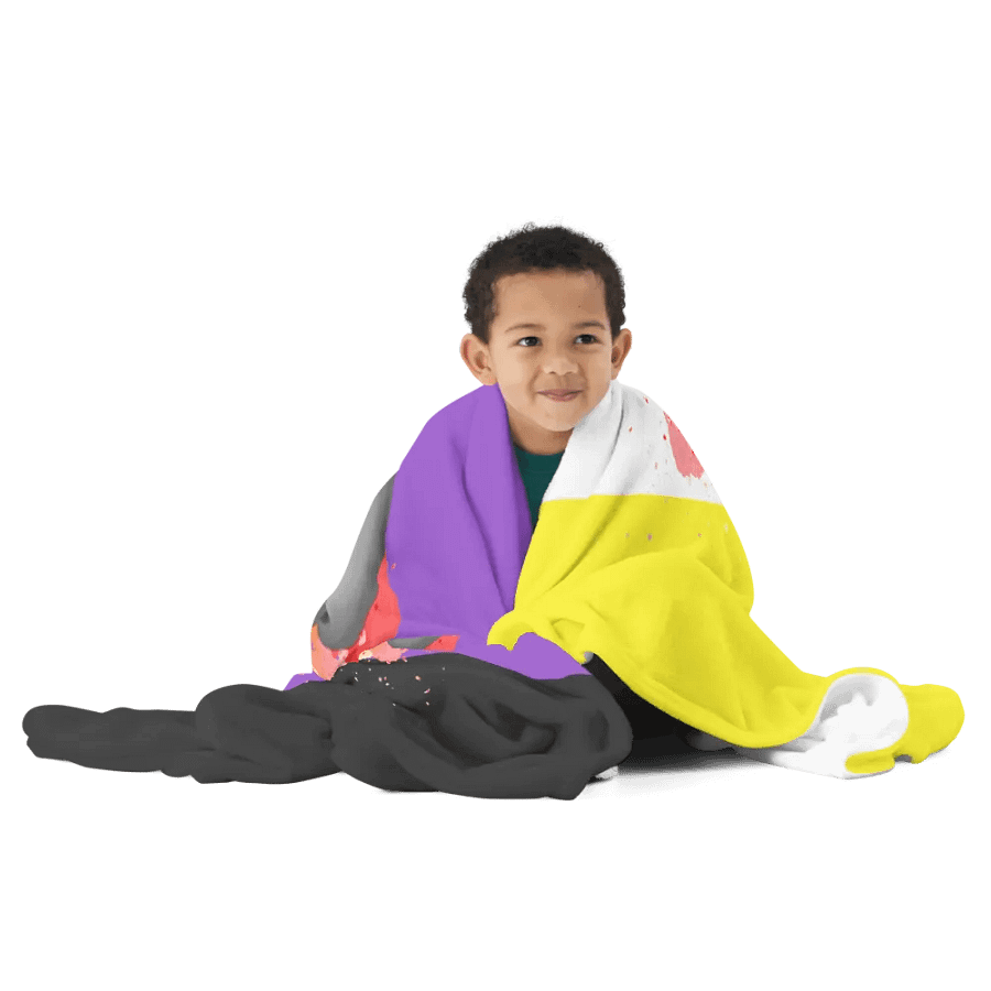 Nonbinary Pride Fox Blanket (2023) product image (12)
