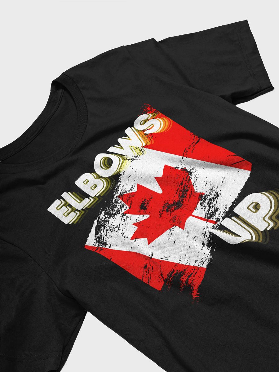 Canadian Flag 'Elbows Up' T-Shirt product image (3)