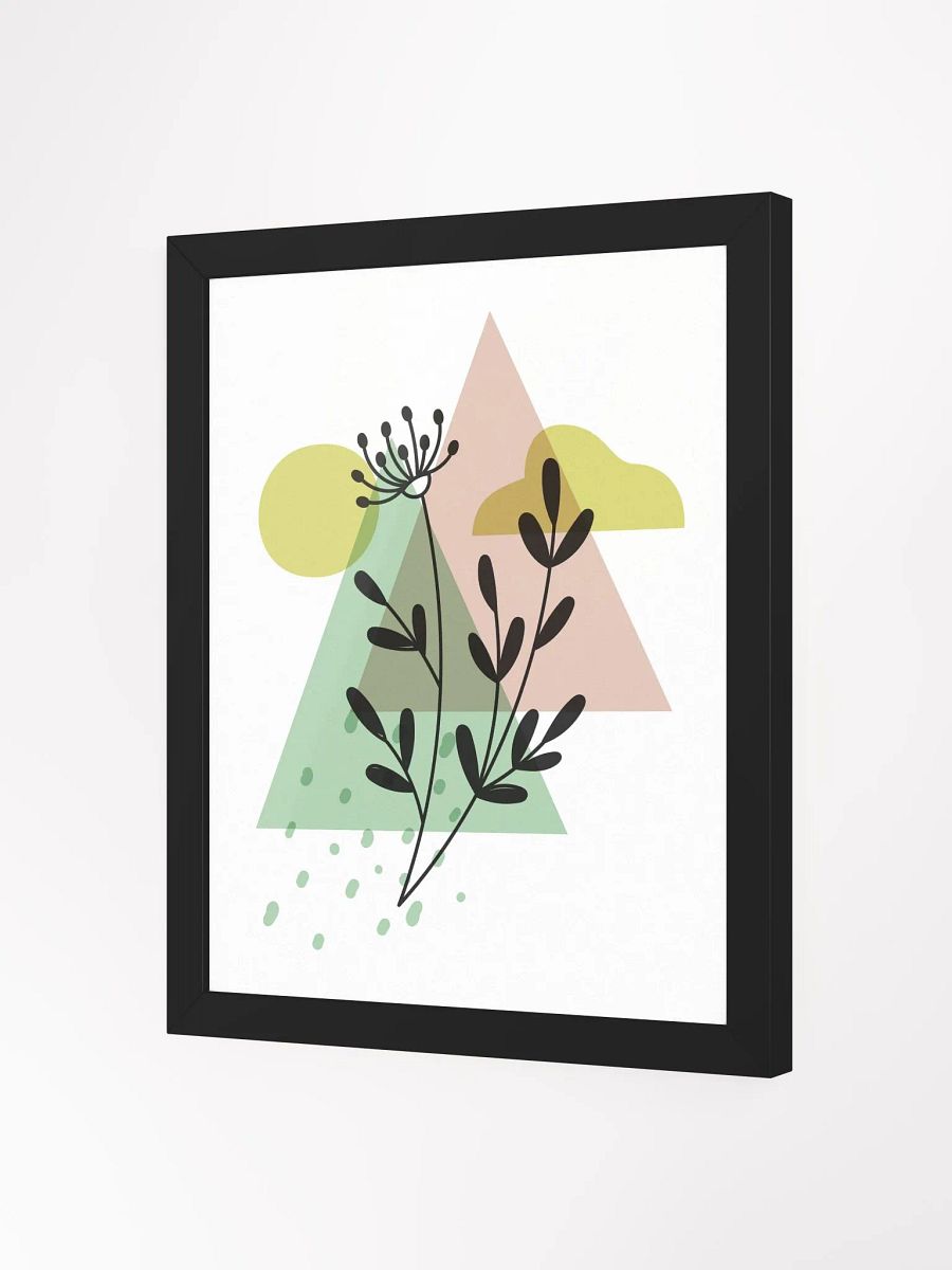 Botanical Geometry Framed Poster product image (22)