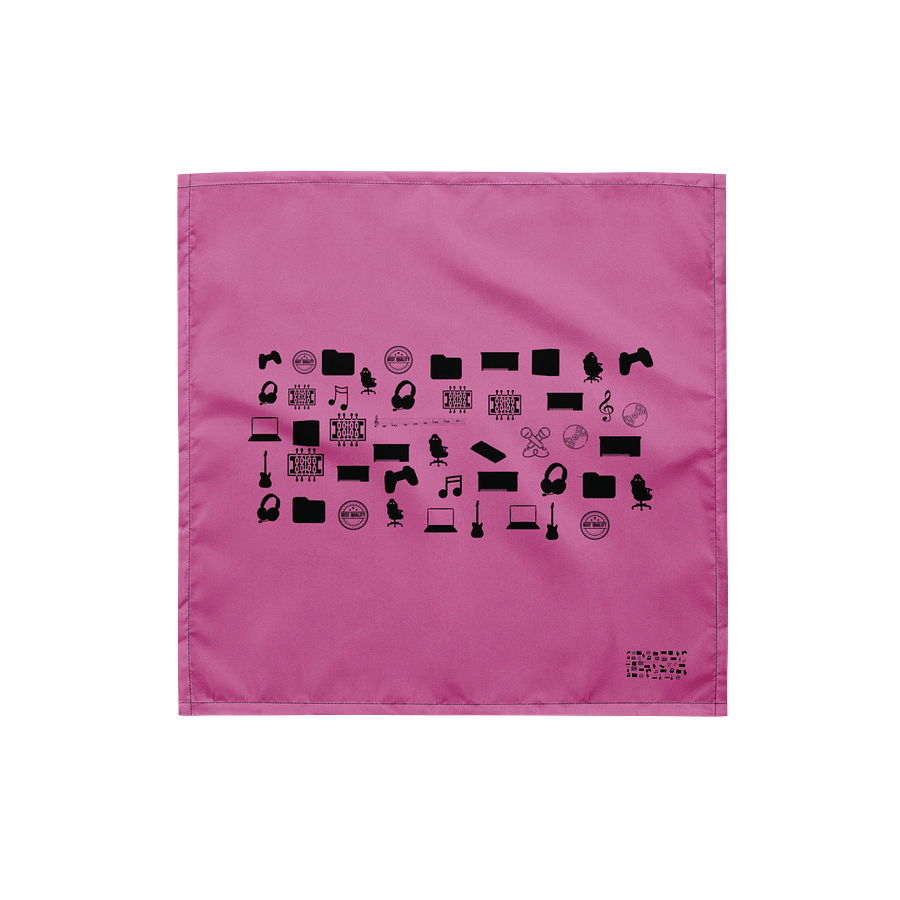 Pink Vlog Academy All-Over Print Bandana product image (1)