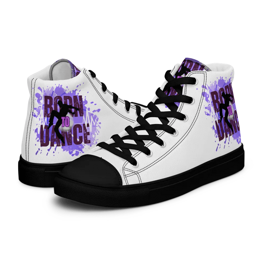 Energetic Born to Dance His Silhouette Men's High Tops product image (9)