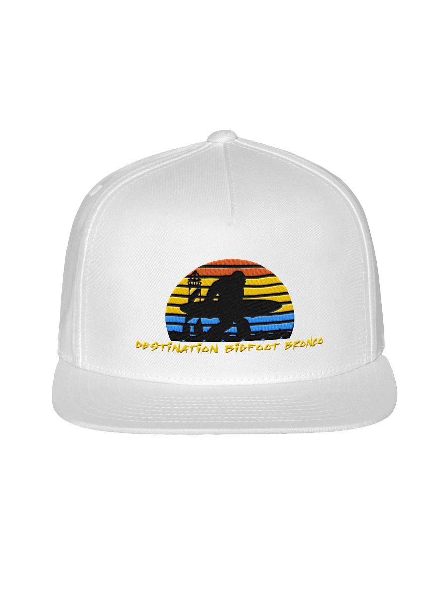 Classic Logo White Snapback 100% Cotton Twill – Classic Logo Edition product image (1)