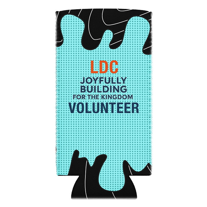 LDC Volunteer Can Cooler – Joyfully Building for the Kingdom product image (1)