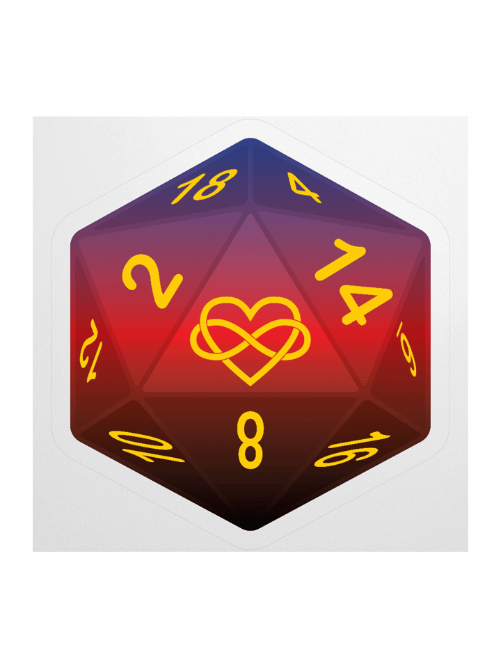 Polyamory D20 Sticker product image (3)
