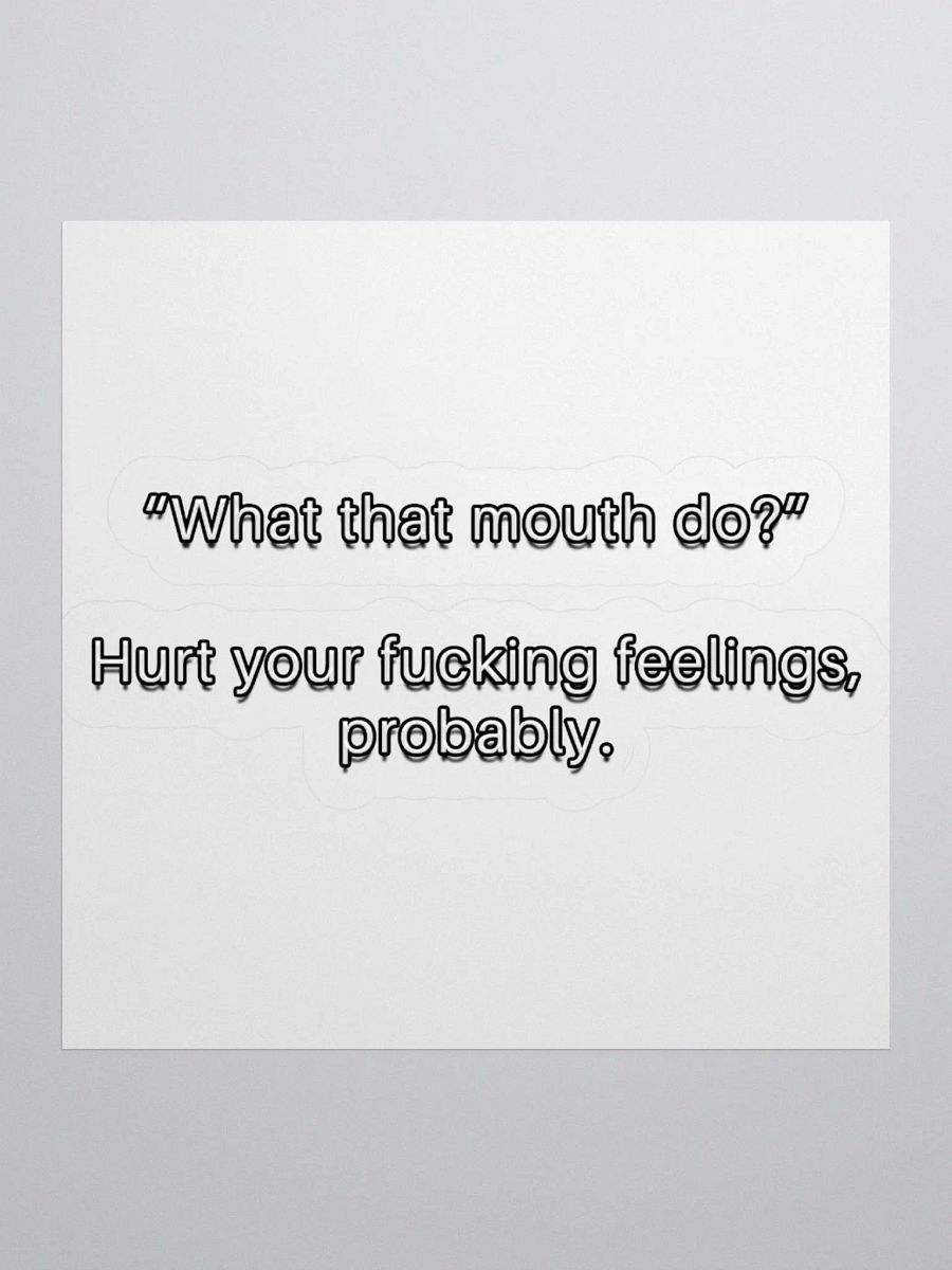 Mouth Do Sticker product image (3)
