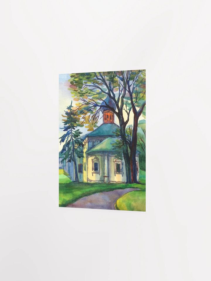 Tranquil Dome Watercolor Poster - Architectural Heritage product image (3)