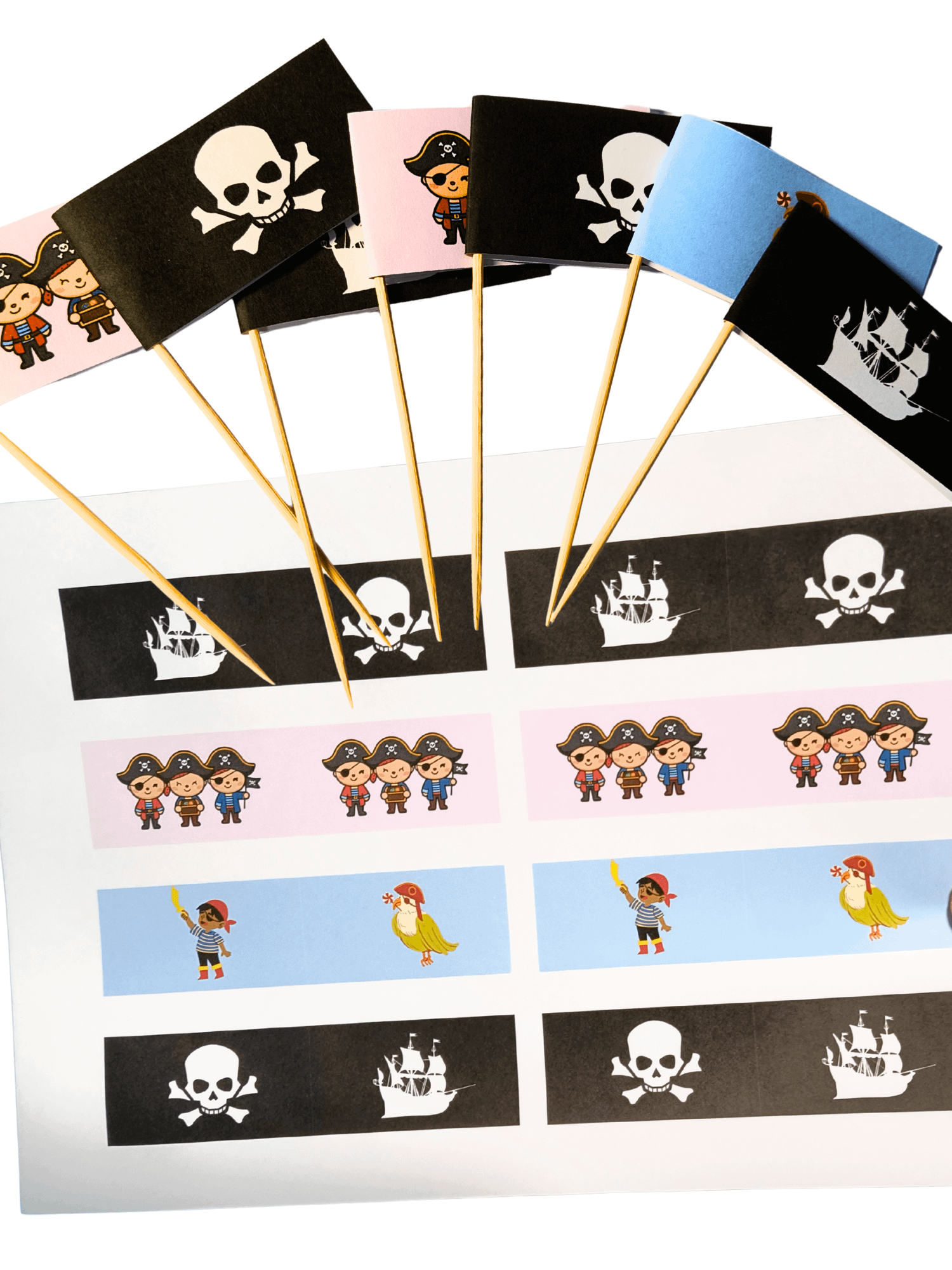FREE Pirate Party Cake toppers product image (3)