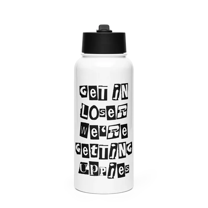 Get In Loser || Stainless Steel Water Bottle with a Straw Lid product image (1)