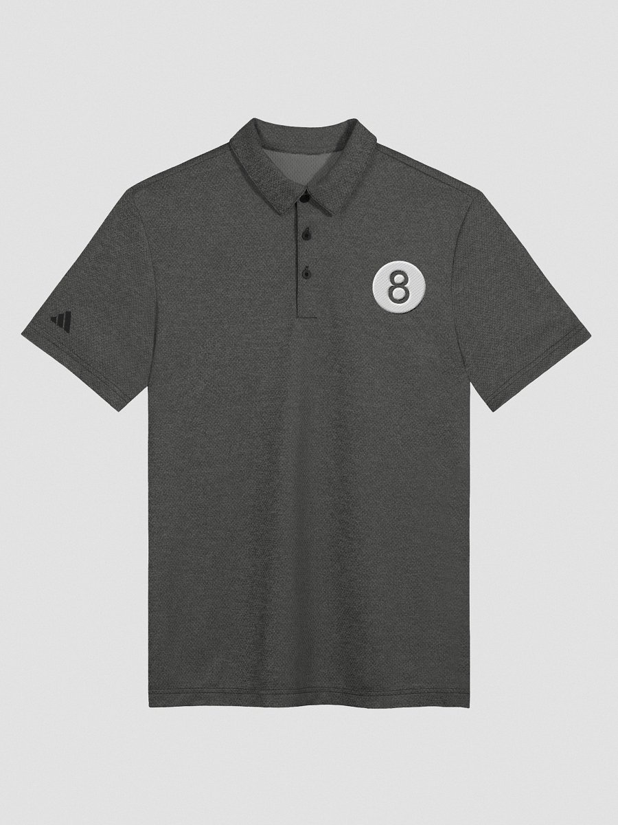 billiard pool embroidred 8 ball Adidas Space Dyed Polo Shirt by Adidas product image (1)