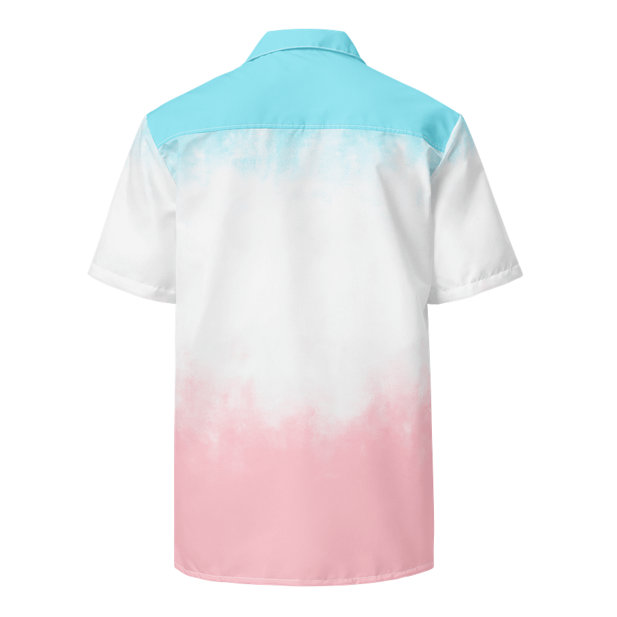LGBTQIAP2S+ 2025, Trans Flower with Symbol, Button Up product image (2)