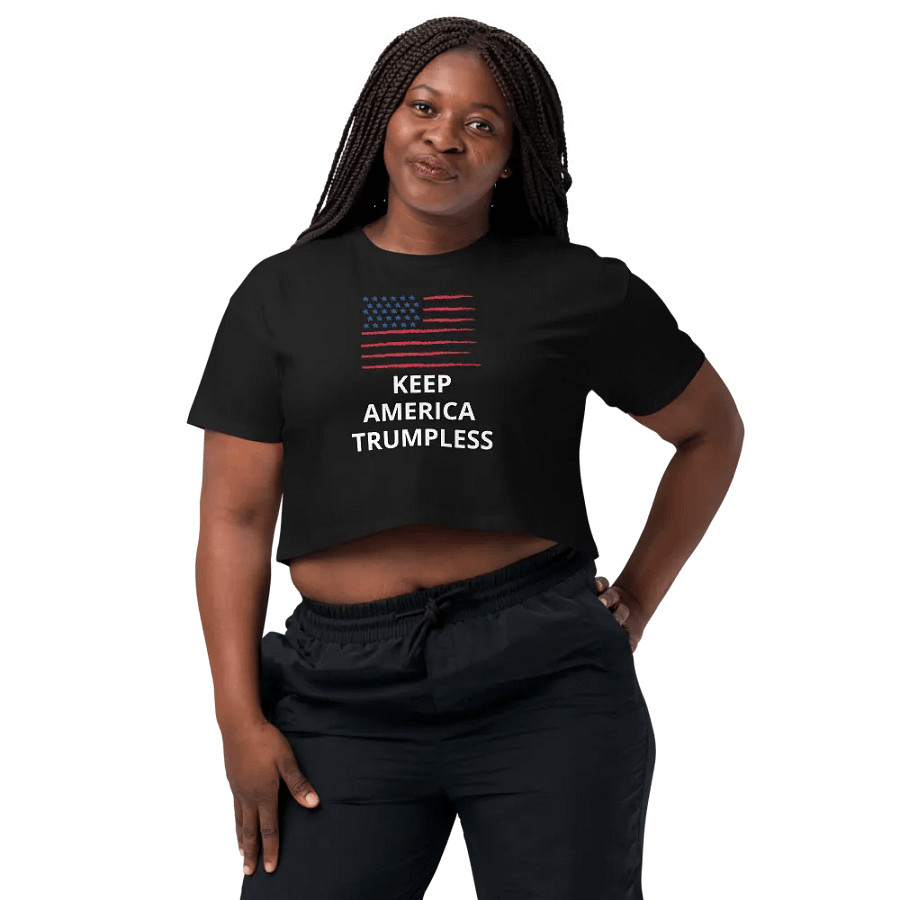 Pris-Keep America Trumpless -AS Colour Women's Premium Crop Top product image (1)