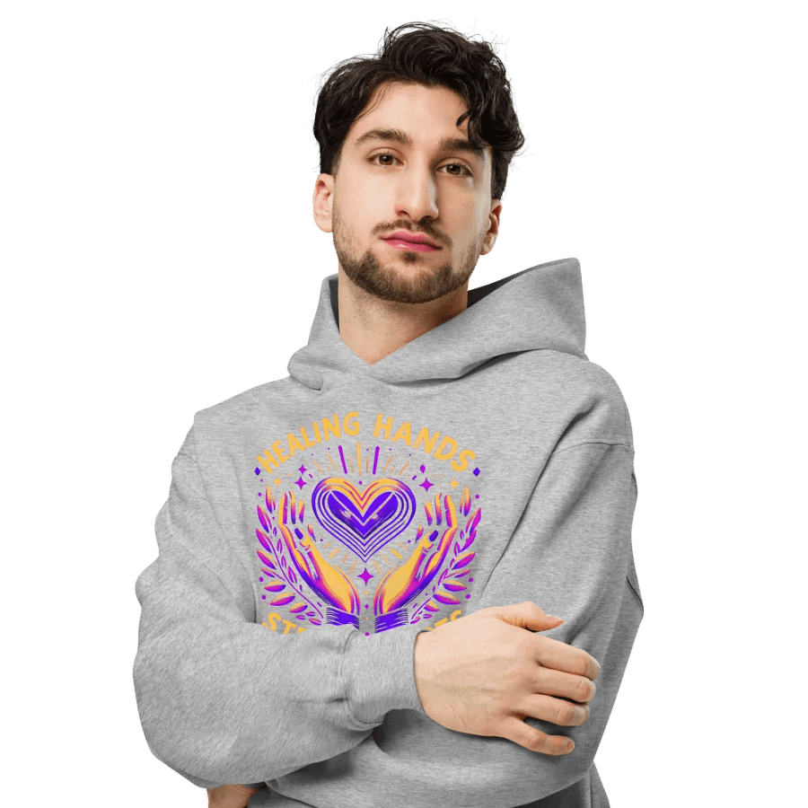 strong hearts ,healing hands hoodie product image (36)