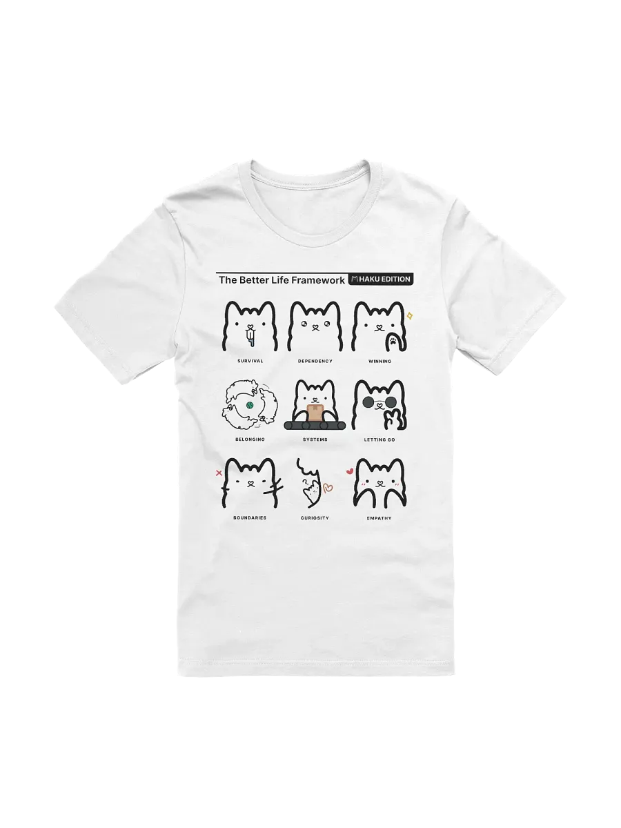 Better Life Framework Tee (HAKU) [WHITE] product image (1)