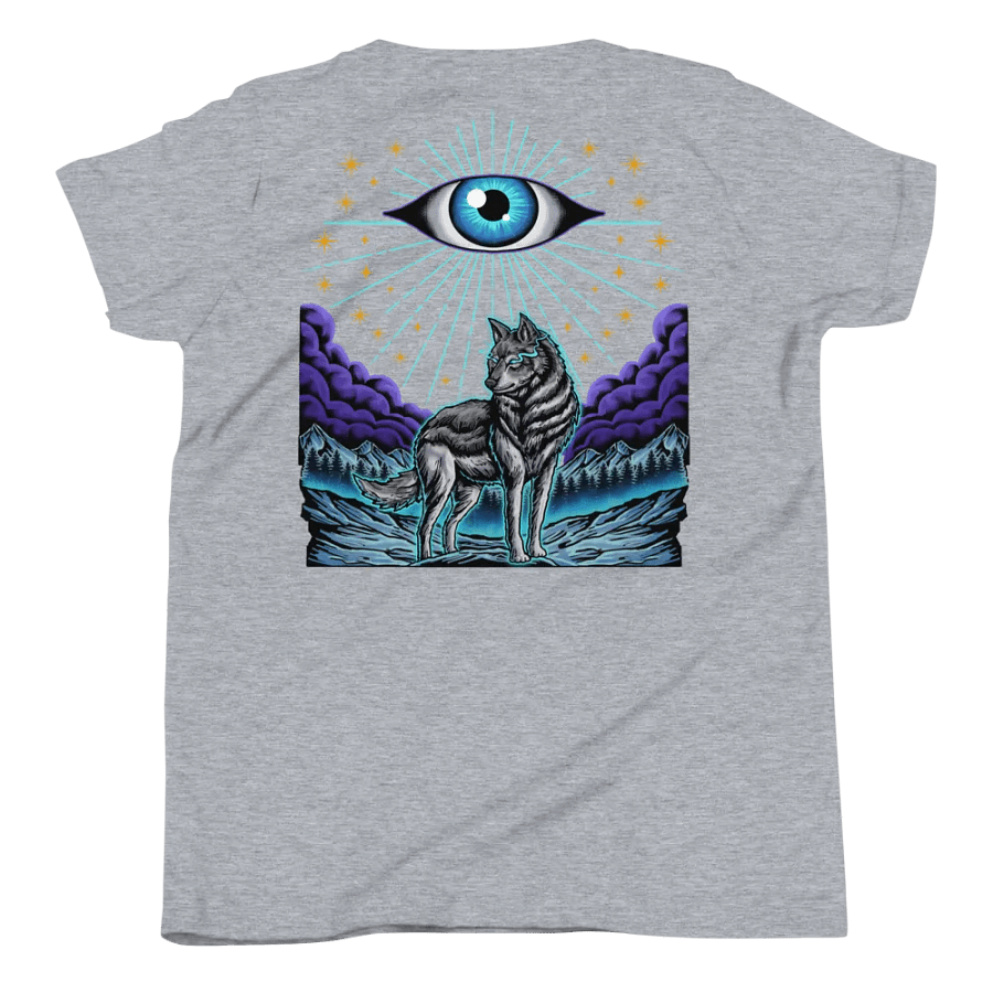 Wolf Sky Front/Back Kids Tee product image (10)