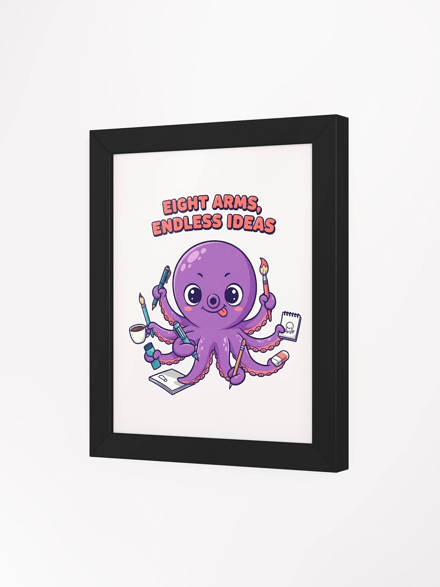 Octo-Doodler Framed High-Quality Matte Poster product image (3)
