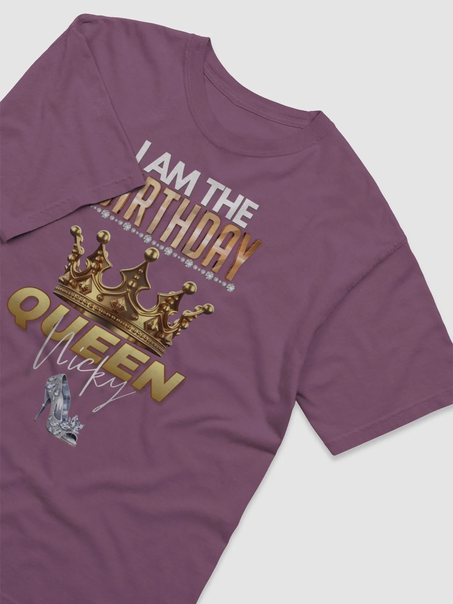 Custom Design Birthday Queen T Shirt product image (38)