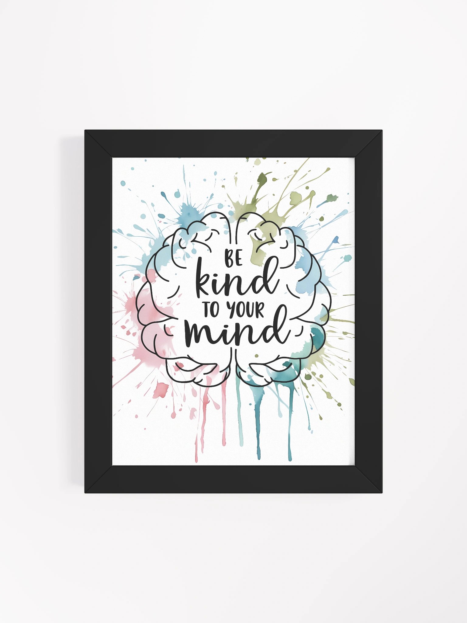 Be Kind to Your Mind Framed Print product image (4)