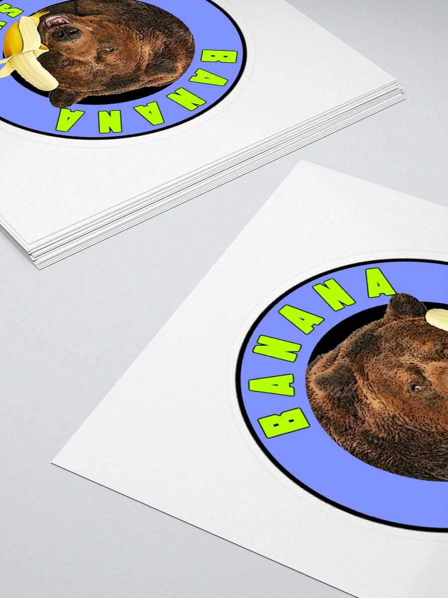 Banana Bear Show Logo Stickers product image (4)