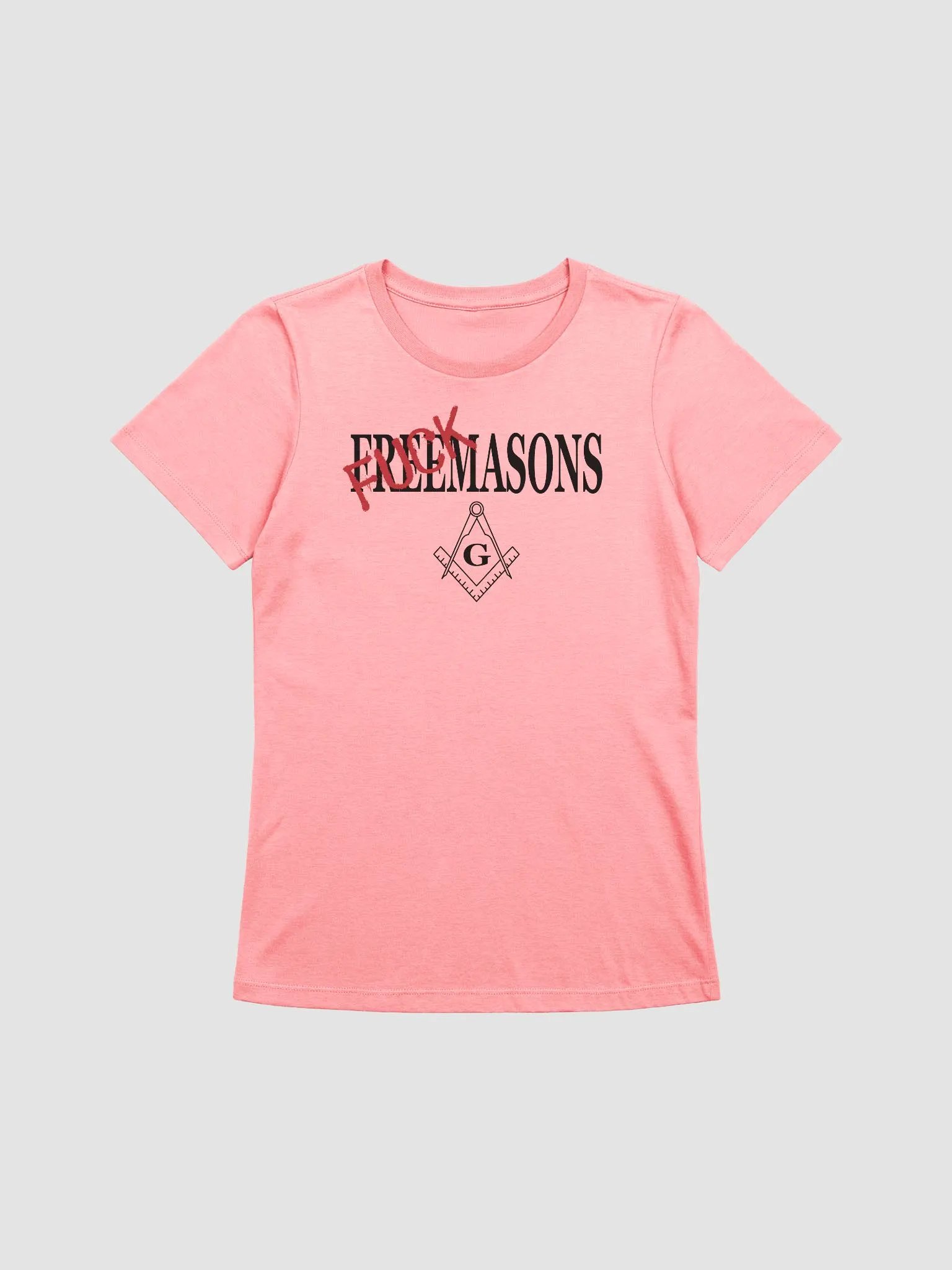 Fuck Masons - Bella+Canvas Women's Supersoft Relaxed-fit T-Shirt product image (37)