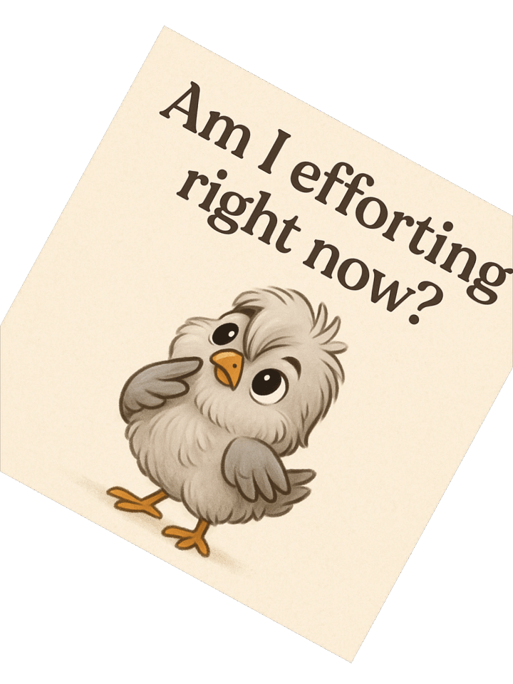 Am I Efforting? - Sticker product image (2)