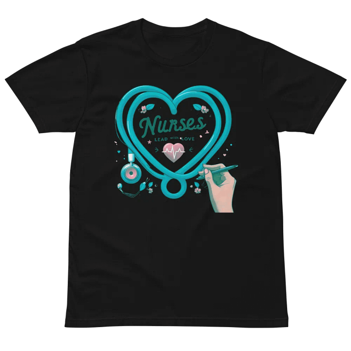 Heartfelt Nurses: Lead with Love T-Shirt product image (5)