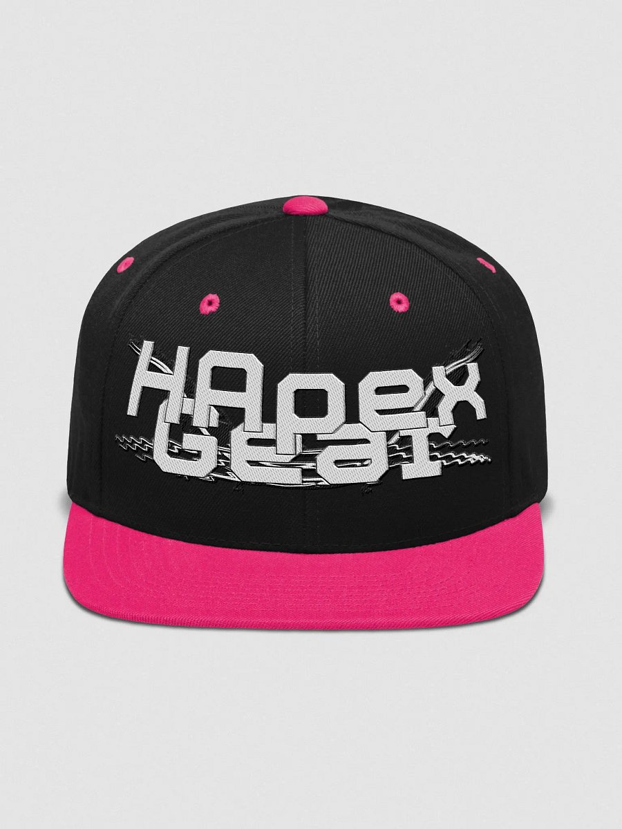 Wool Blend Snapback Cap - Embroidery - White HApex Gear White Logo product image (4)