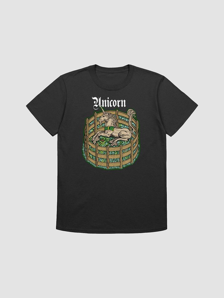 Unicorn: A great Medieval history tapestry T-shirt design product image (1)