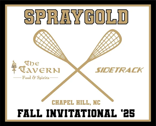 Fifth annual SprayGold Fall Invitational is this week! Working with excellent businesses @sidetrack__lounge and @thetaverndurham