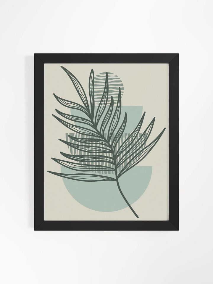 Abstract Greenery Framed Matte Poster product image (4)