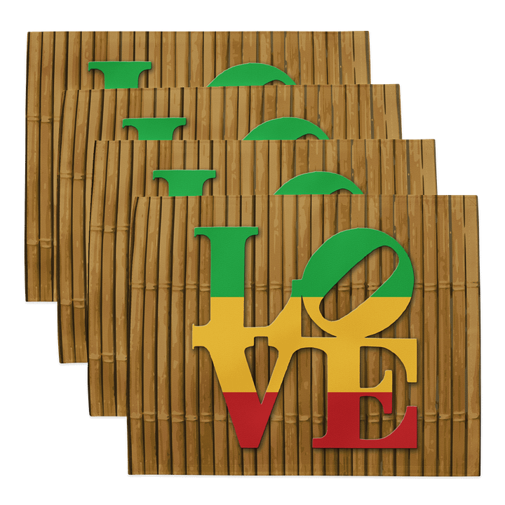 Rasta Love Placemats (Set of 4) product image (2)