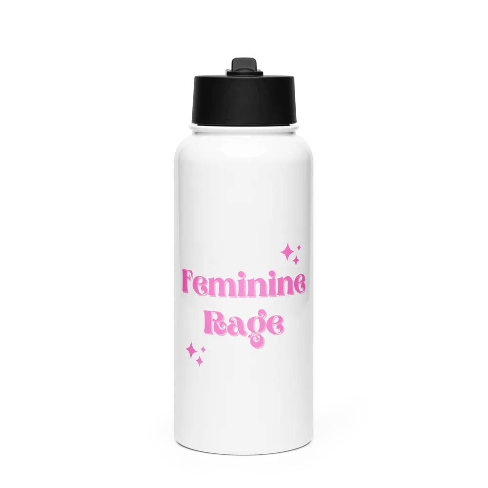 Feminine Rage Stainless Steel Water Bottle product image (1)