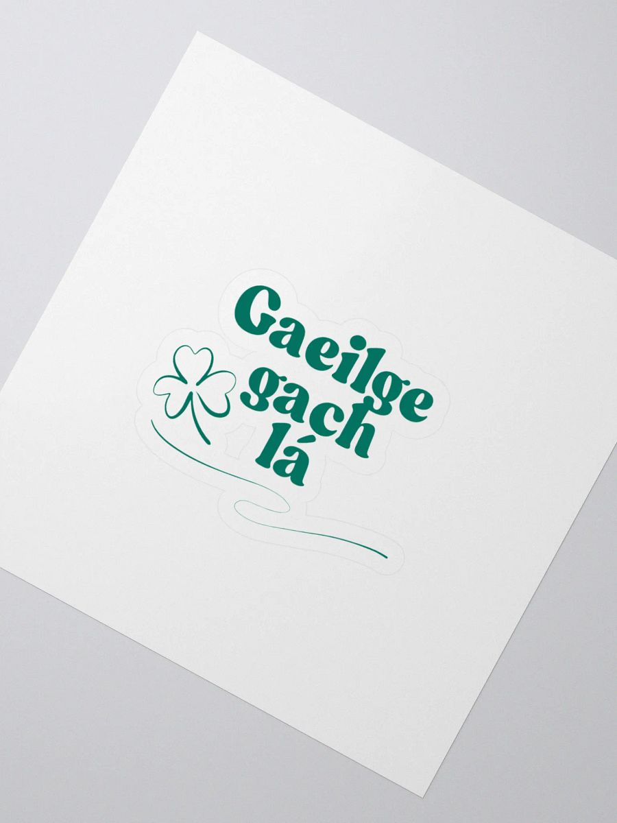 Gaeilge Gach Lá Sticker product image (2)