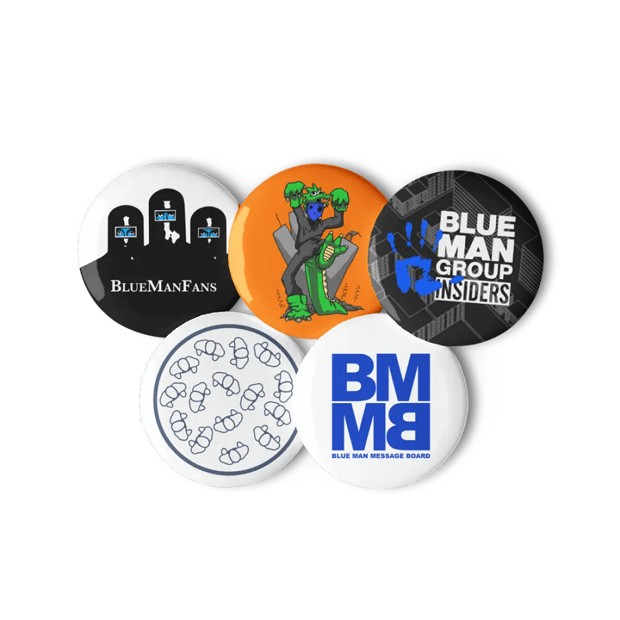 Blue Man Fans 5pk Pin Set product image (11)
