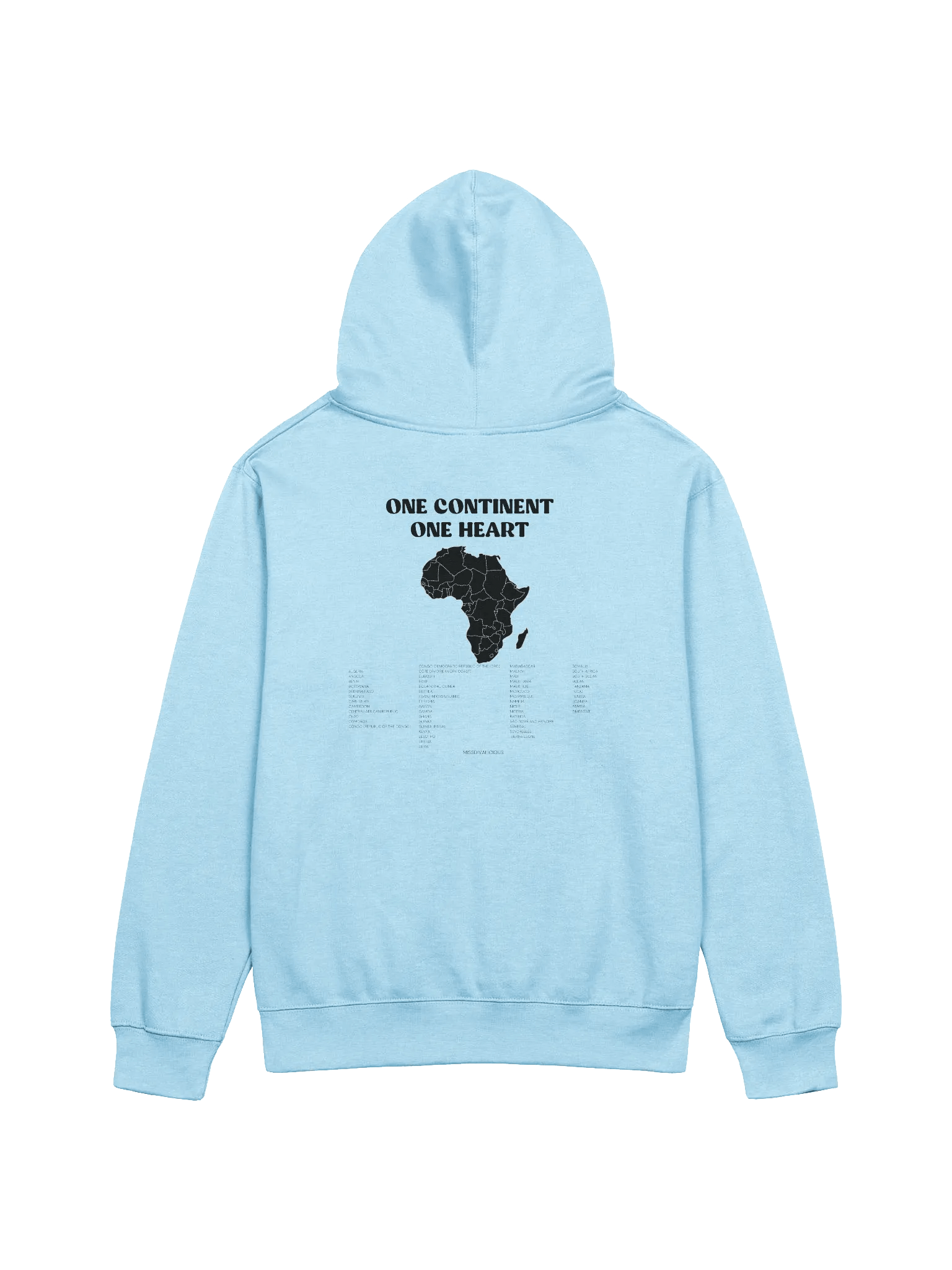 Africa United Pullover Hoodie – Unisex Eco‑Friendly African Unity Map Hoodie product image (2)
