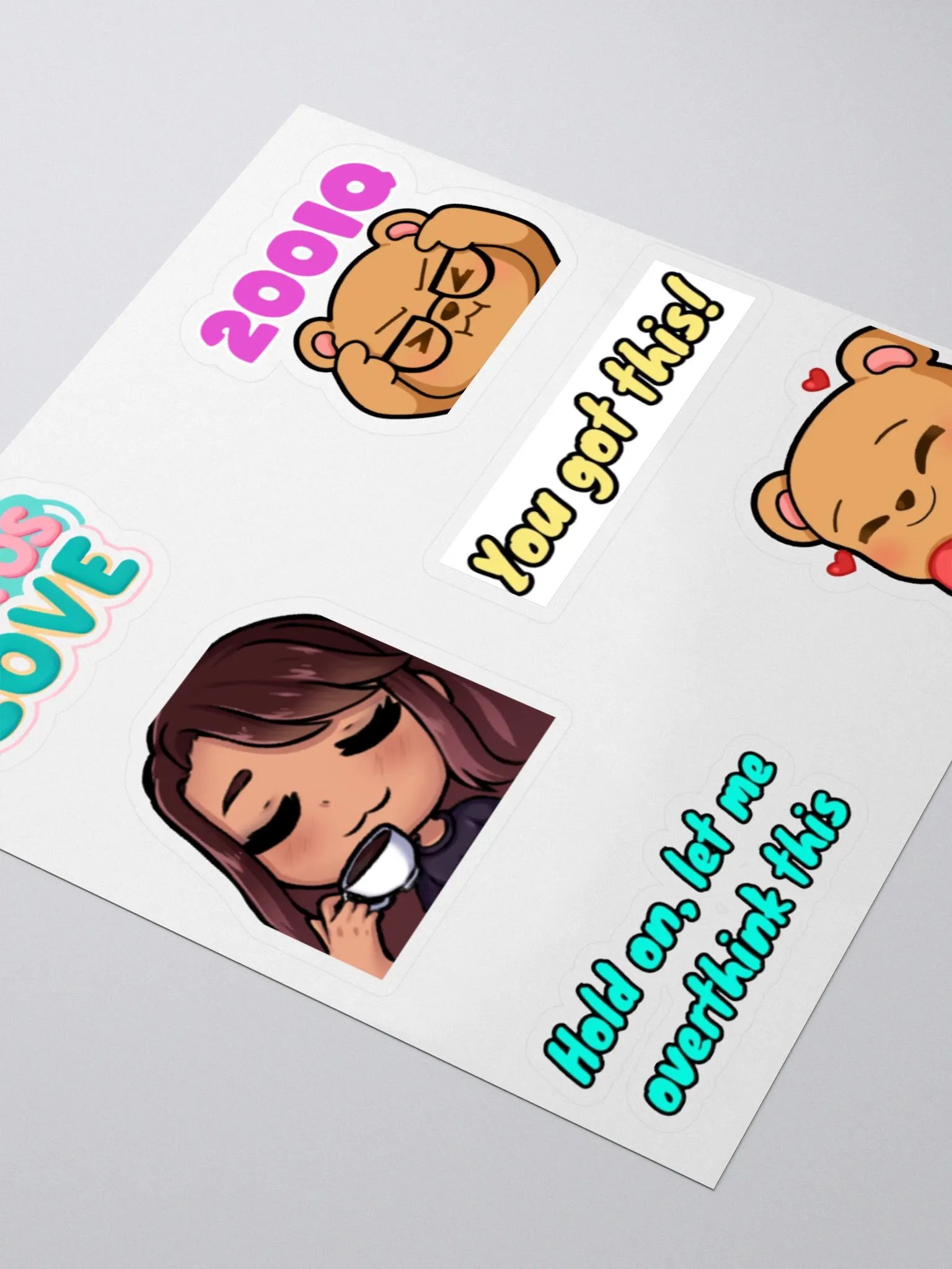 Whimsical Emotion Expressions Sticker Set product image (3)