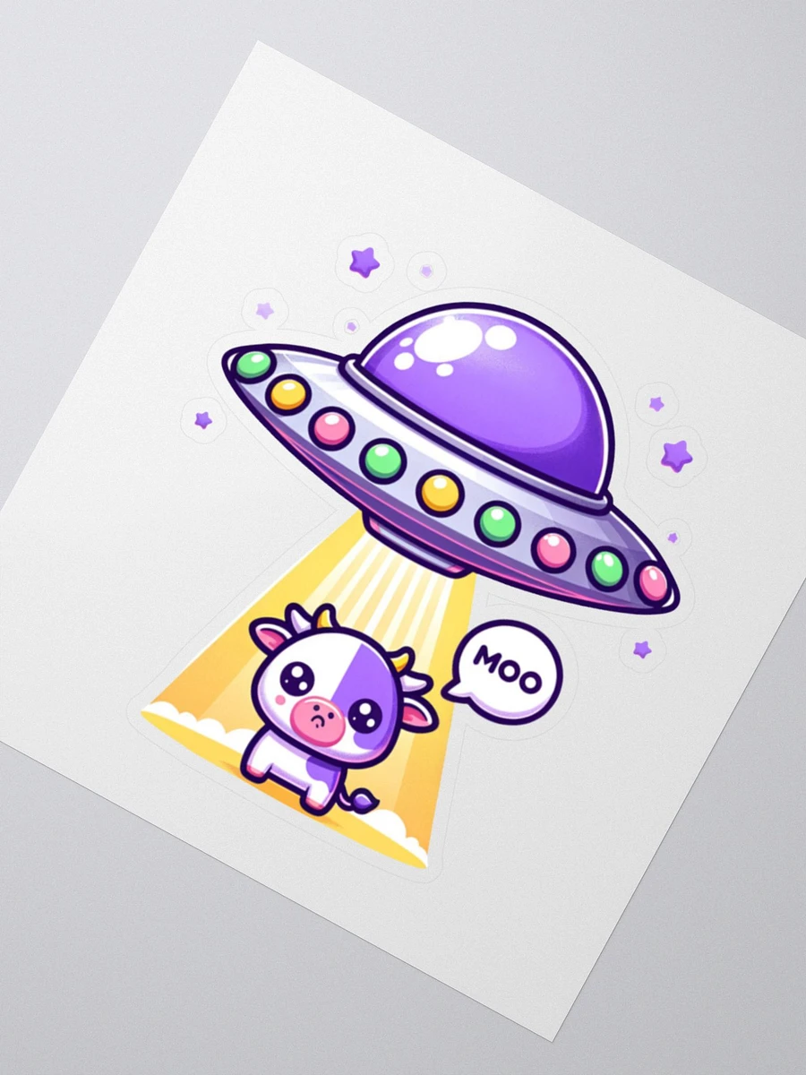 Moo-tastic UFO Cow Stickers product image (5)