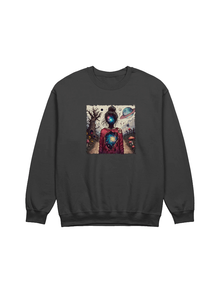 Lost in an AI dimension Unisex Classic Crewneck Sweatshirt product image (2)