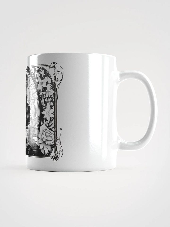 Whimsy, a cute Cat Woman - White Glossy Mug product image (1)