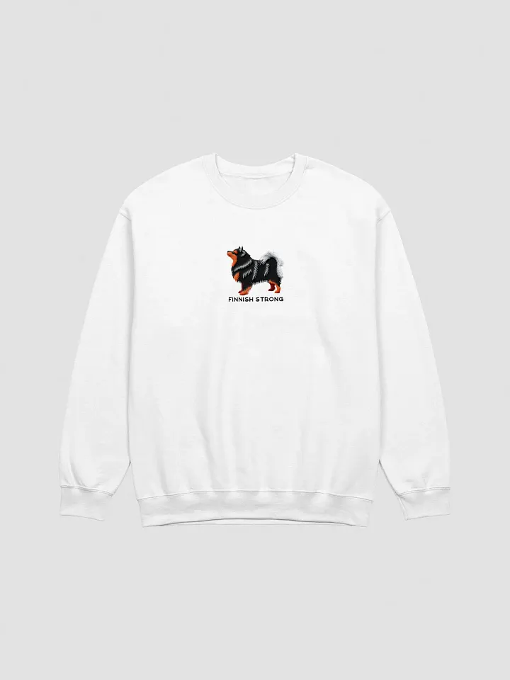 Finnish Strong Sweatshirt (Embroidered) of a Finnish Lapphund(Black & Tan) product image (16)
