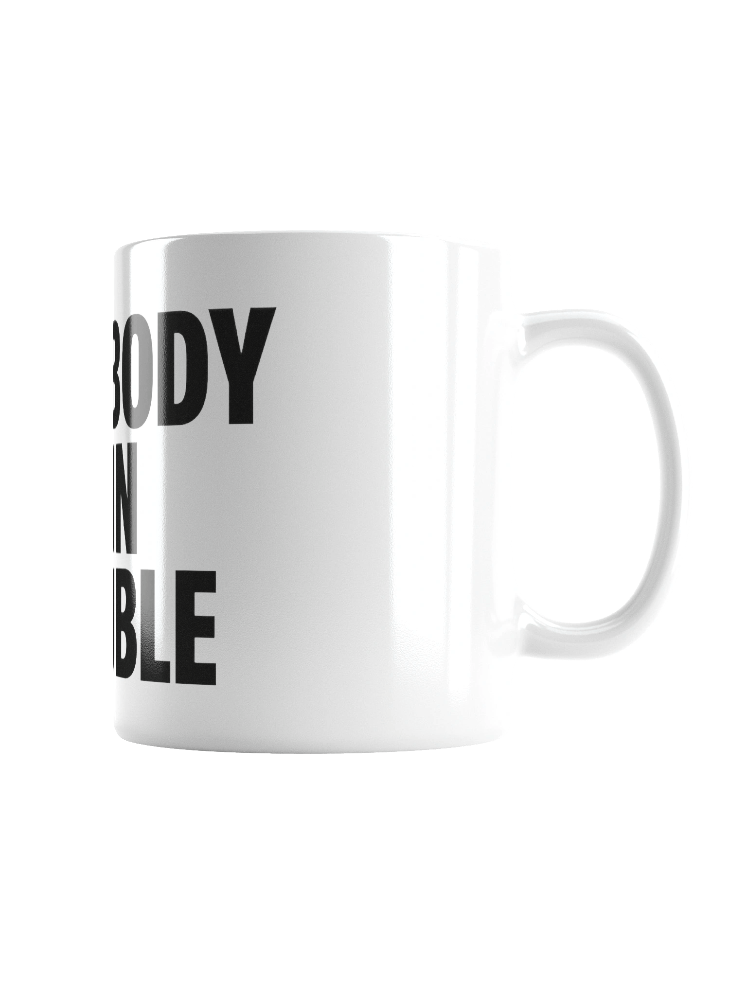 Trouble Alert White Glossy Mug product image (6)