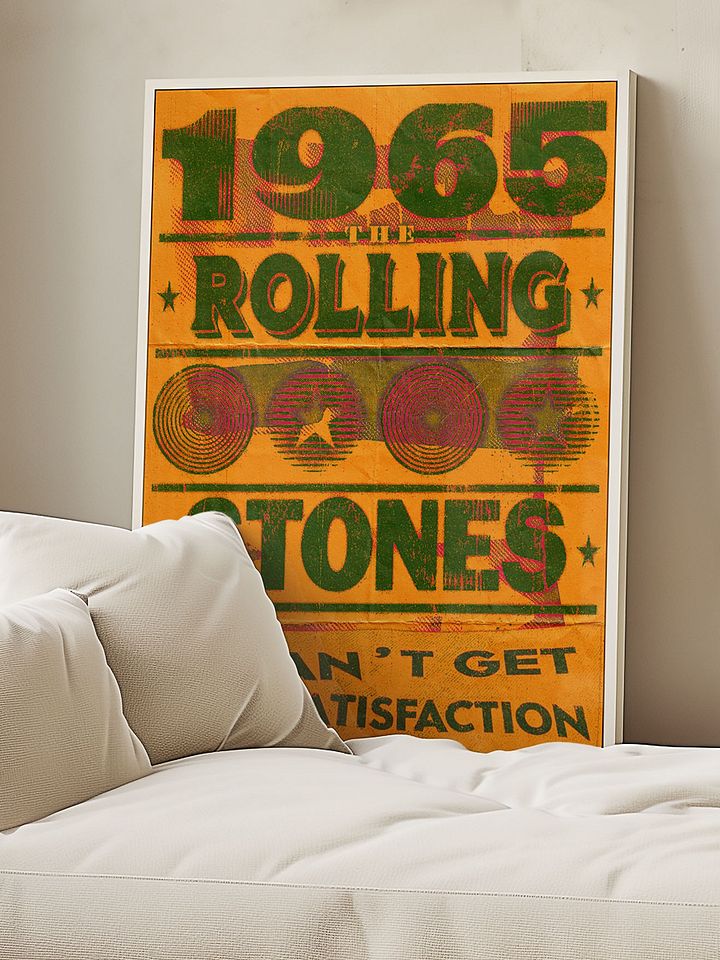 The Rolling Stones 1965 Tribute Poster | Vintage Rock Print | Retro Concert Art | Classic Music Decor | Timeless Tour Artwork product image (2)