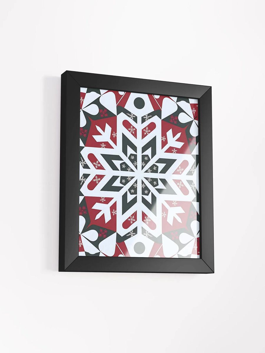 Snowflake Geometric Symmetry Poster product image (4)