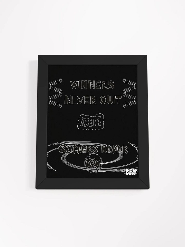 Winners - Framed - Black - High-Quality Poster product image (1)
