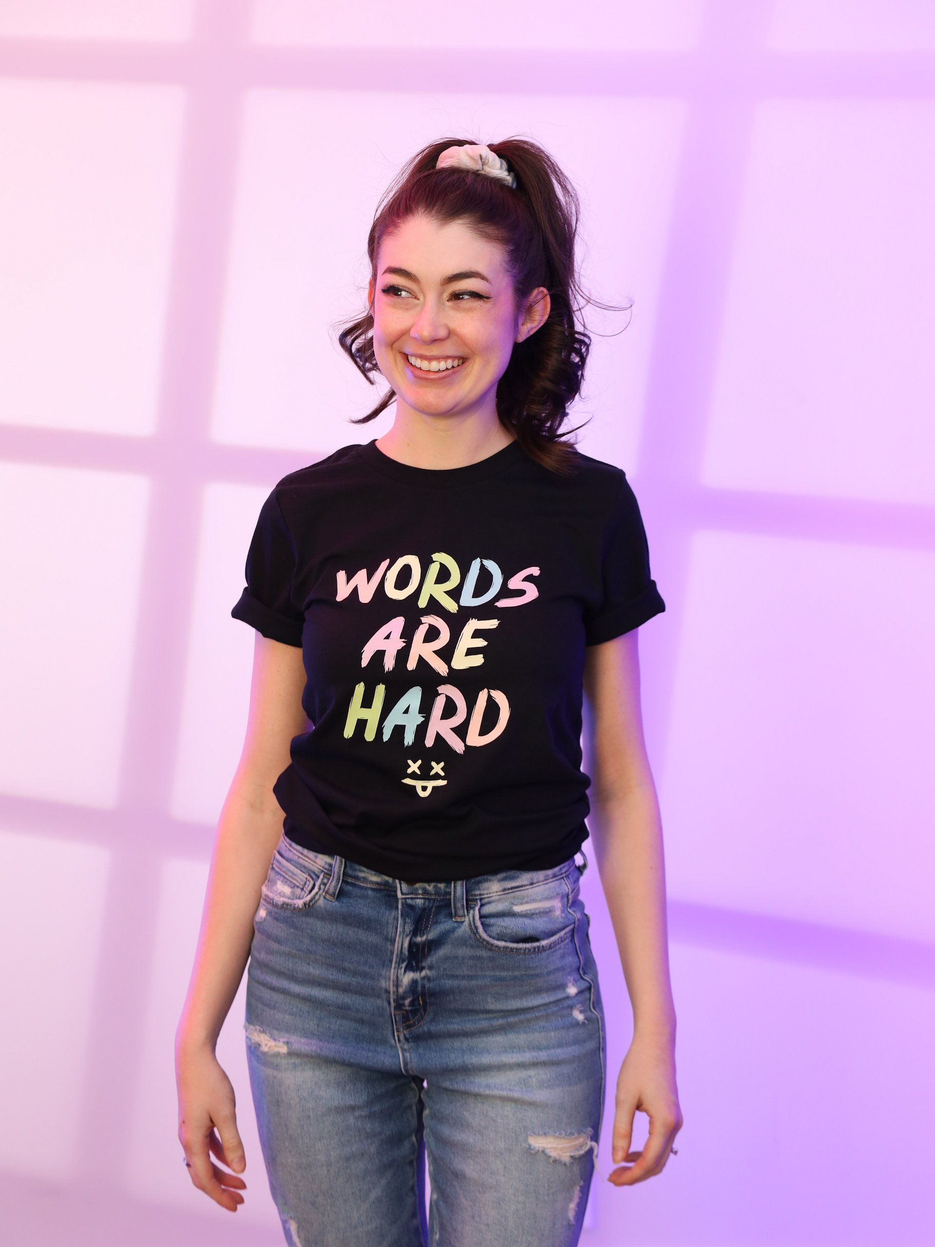 Words Are Hard Chalk Tee product image (2)