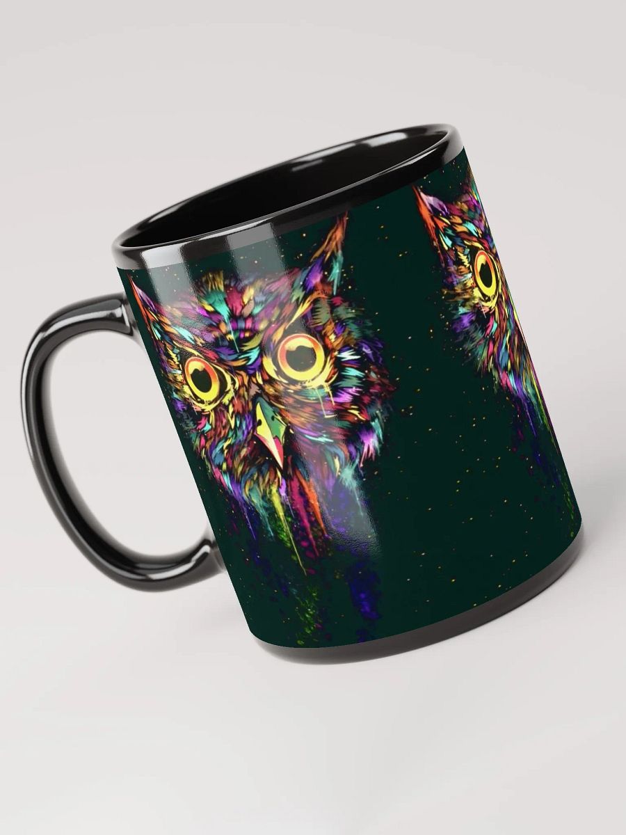 Drippy Owl Mug - Black product image (1)
