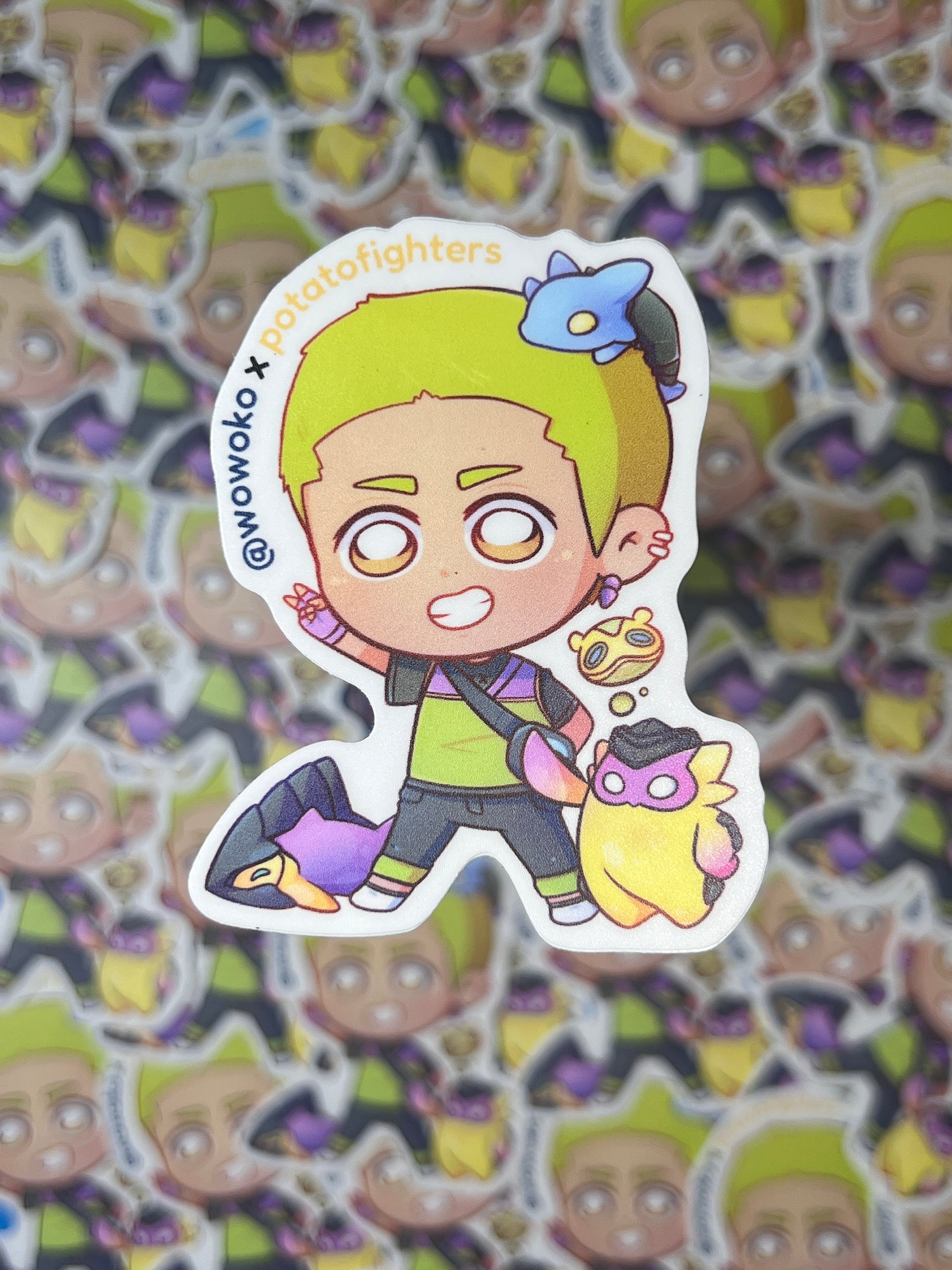 WoWoKo x Potato Fighters - Gekko - Sticker product image (1)